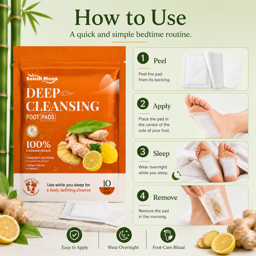 SoleReset™ Ginger Overnight Foot Patches